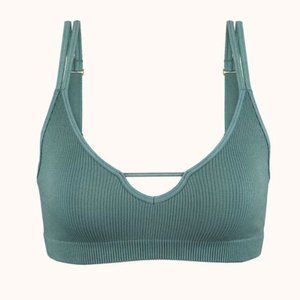 The Skinny-Strap Seamless Bralette